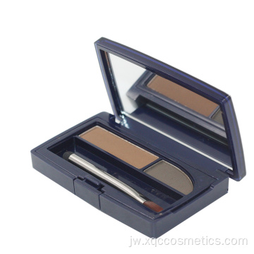 Eyebrow powder nggunakake pesta abu-abu